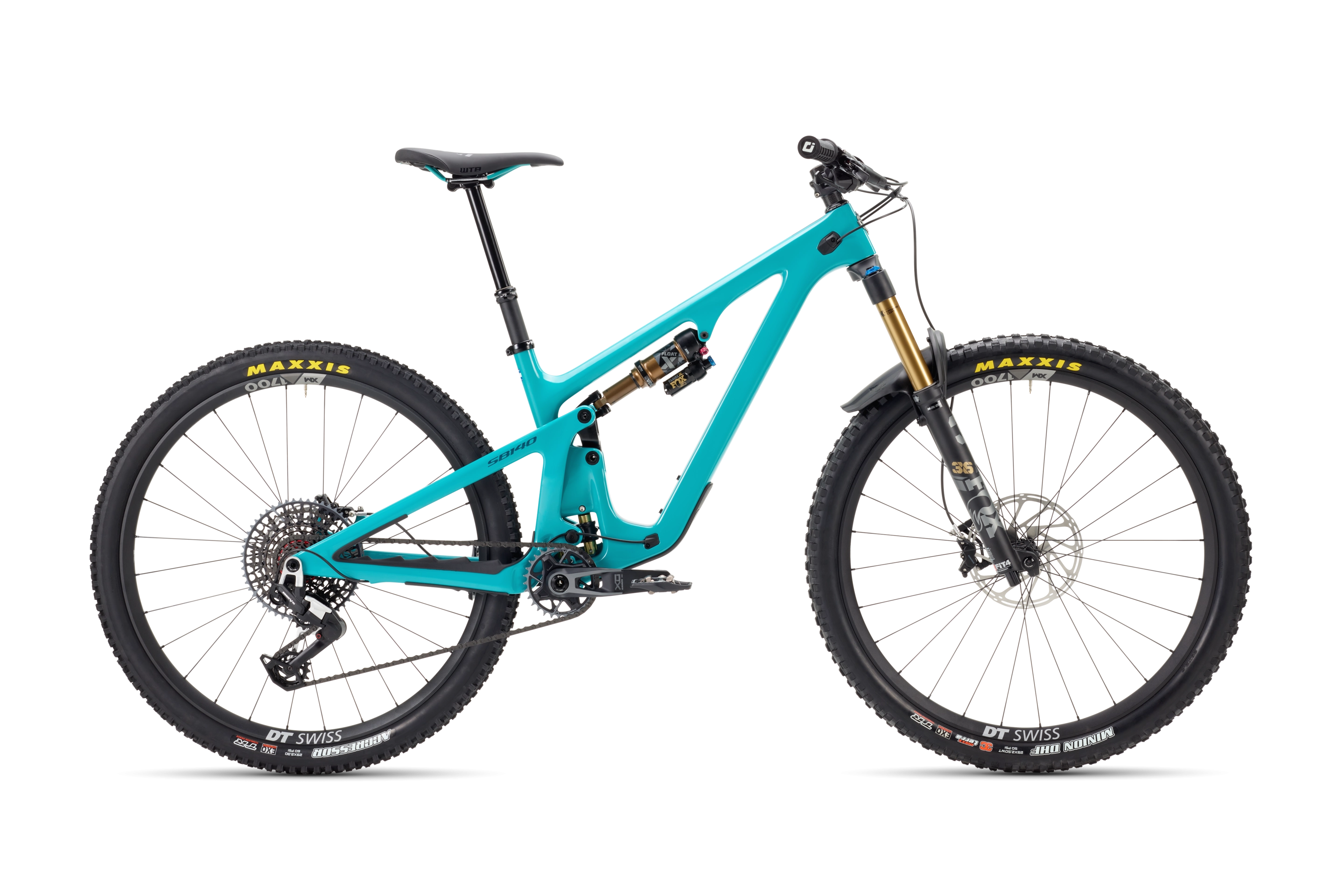 2025 Yeti SB140 Turq Series 29" Complete Mountain Bike - T2 X0/E90 Transmission Build