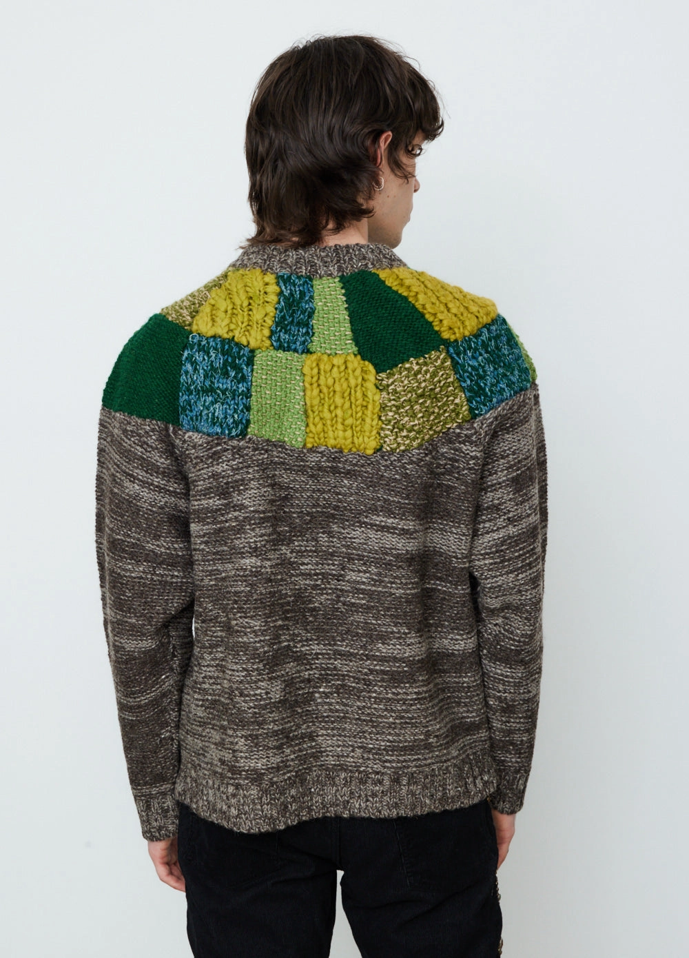 3G Wool Hand Knit Tugihagi Crew Sweater