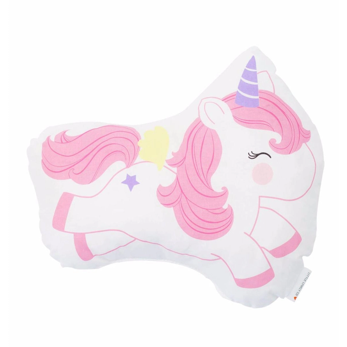 A Little Lovely Company Cushion Jumping Unicorn
