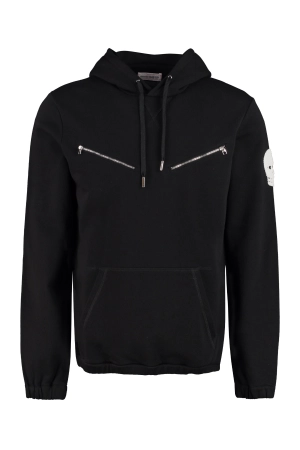 Alexander McQueen Zip-Detailed Hoodie