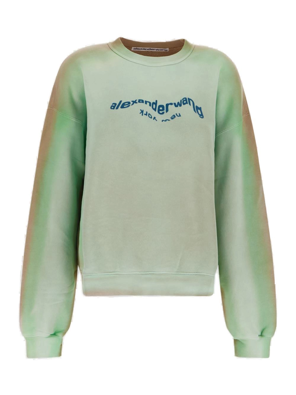 Alexander Wang Logo Printed Crewneck Sweatshirt