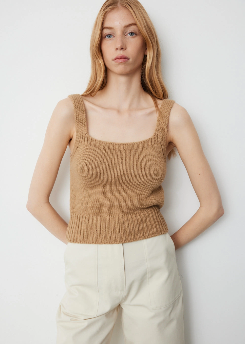 Alpaca Blend Sleeveless Top