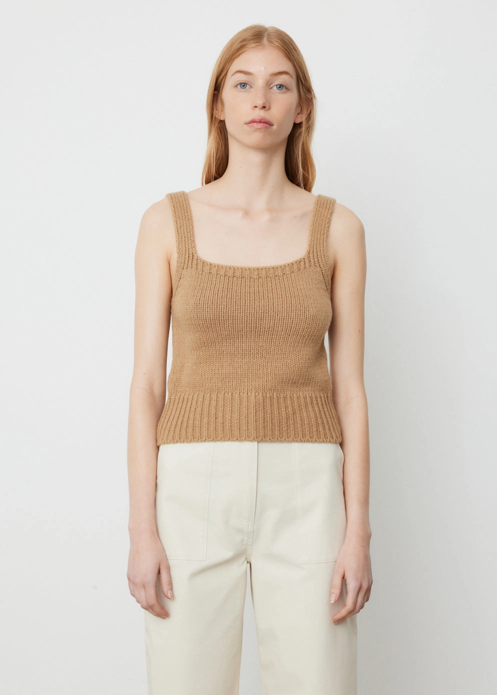 Alpaca Blend Sleeveless Top