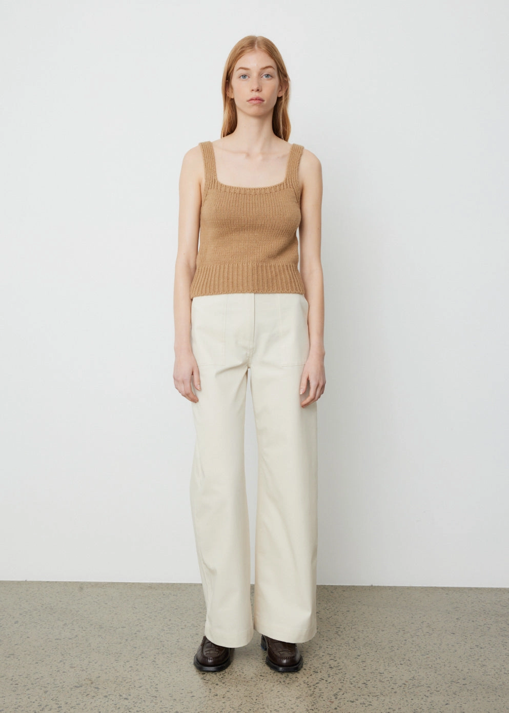 Alpaca Blend Sleeveless Top