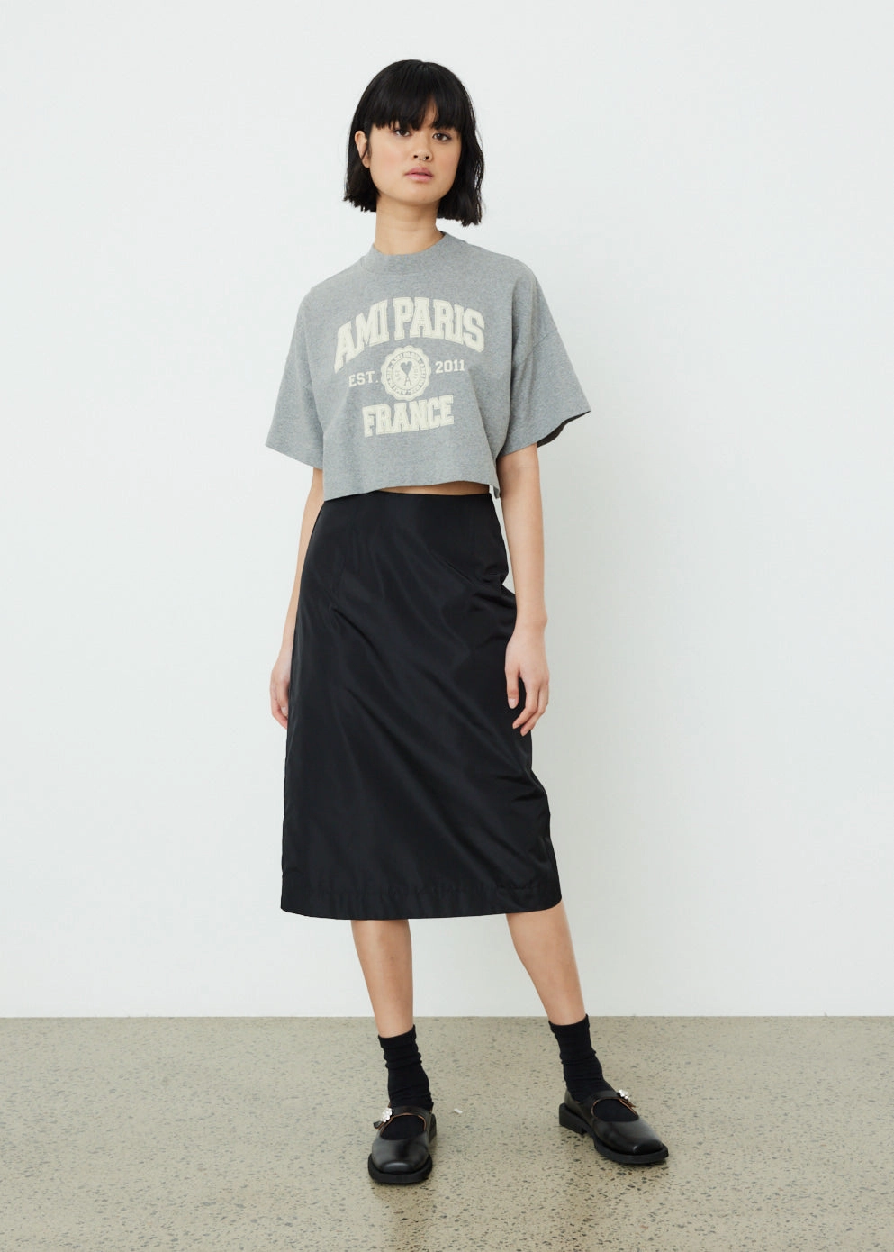 Ami Paris Crop T-Shirt
