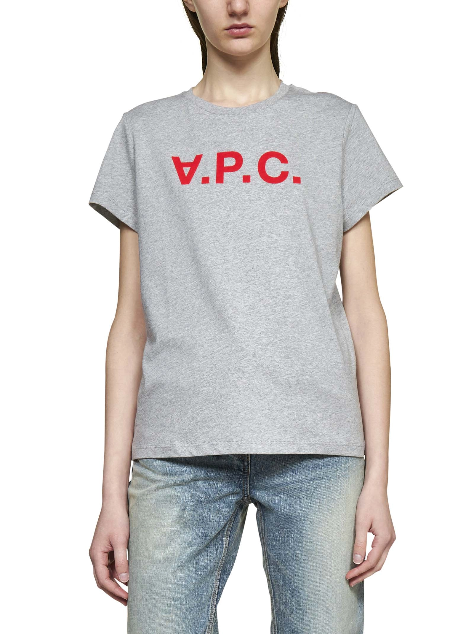 A.P.C. Logo Printed Crewneck T-Shirt