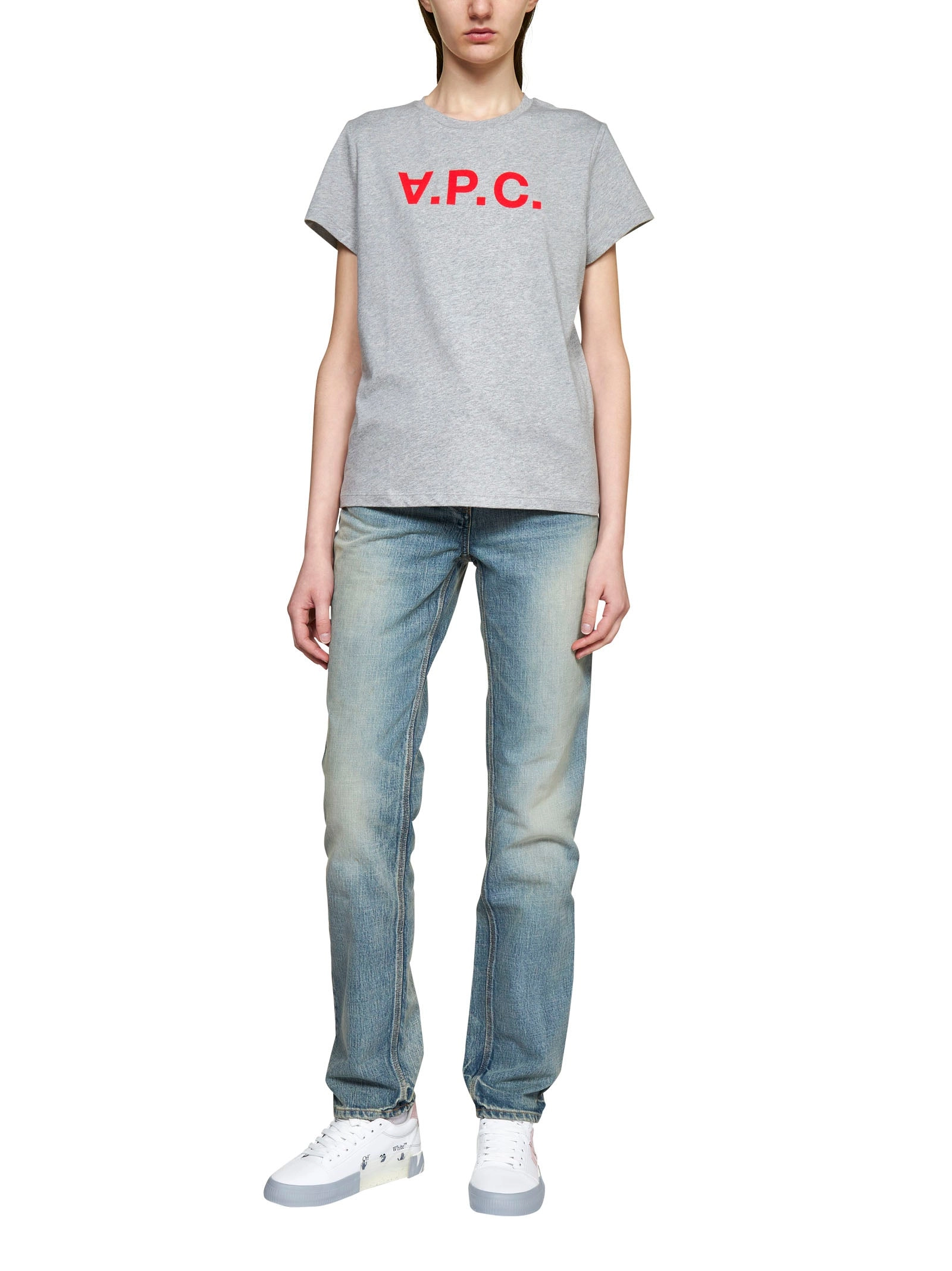 A.P.C. Logo Printed Crewneck T-Shirt
