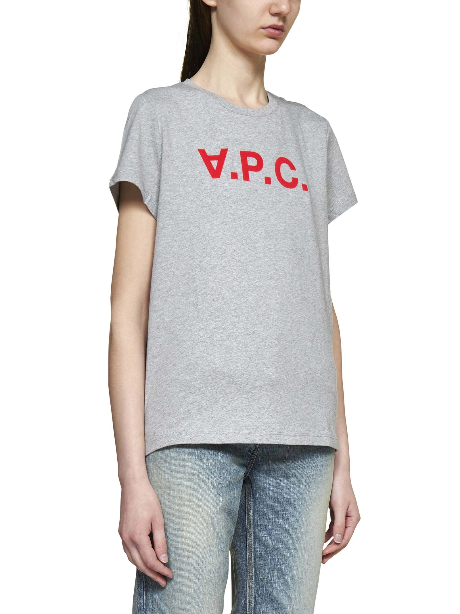 A.P.C. Logo Printed Crewneck T-Shirt