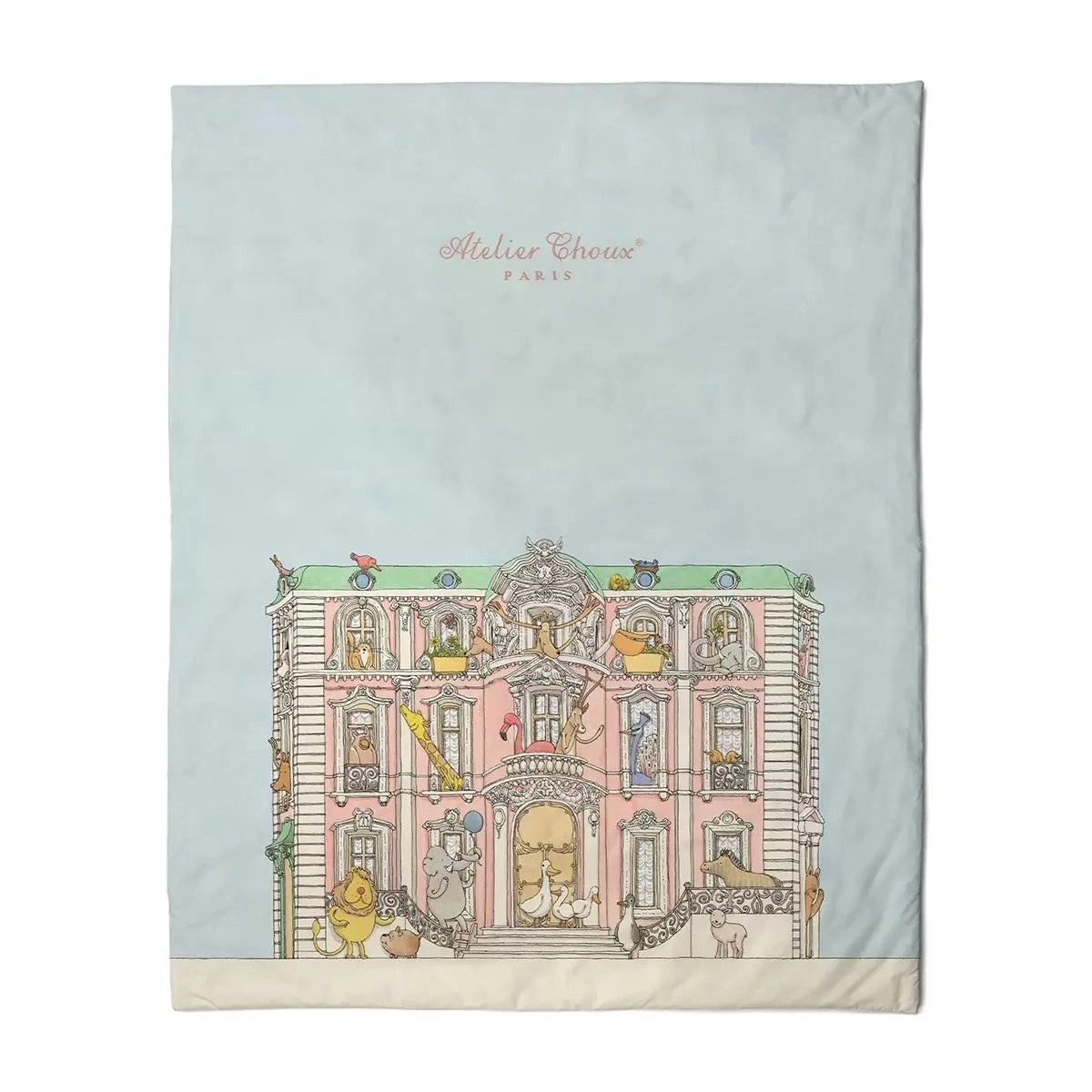 Atelier Choux Reversible Quilt Monceau/Carousel Pink