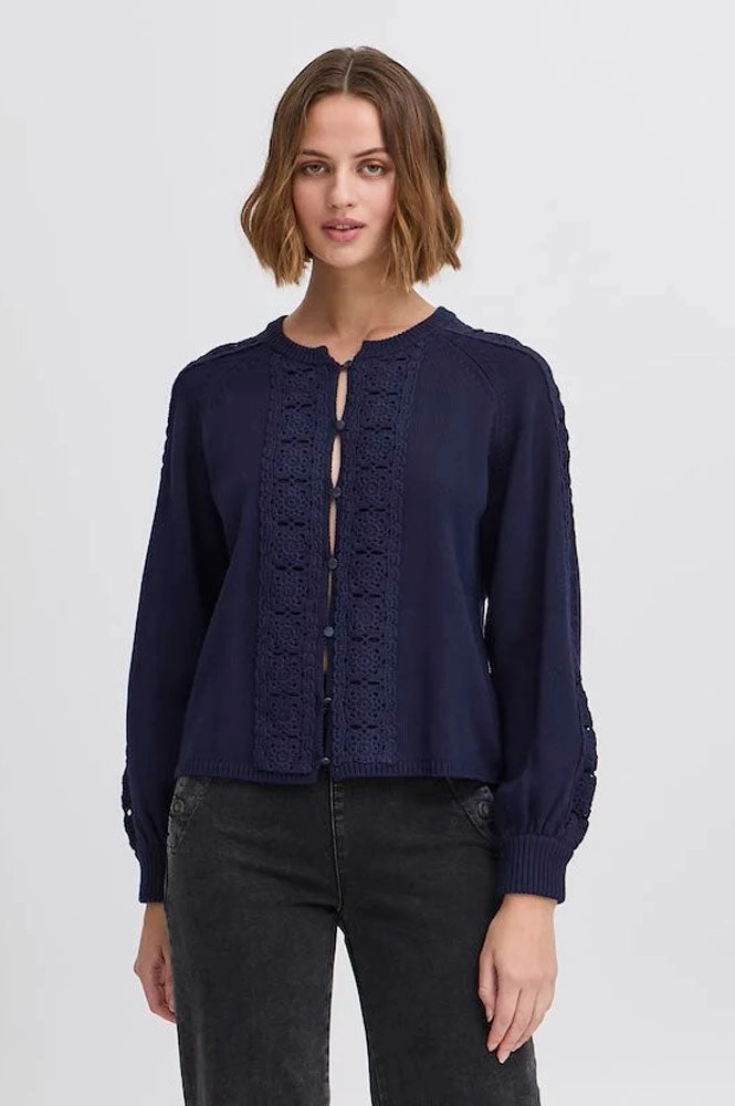 Atelier Reve Annie Navy Cardigan