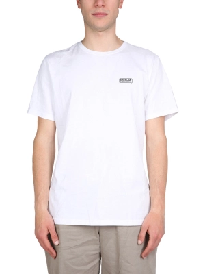 Barbour Logo Printed Crewneck T-Shirt