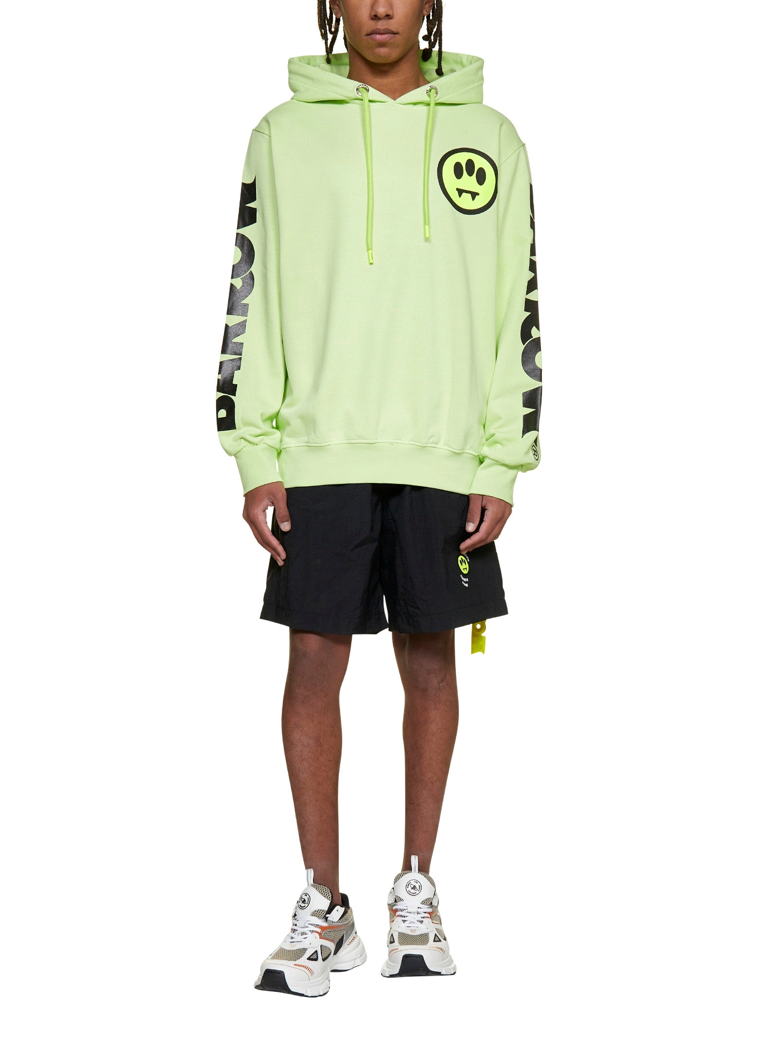 Barrow Logo Printed Drawstring Hoodie