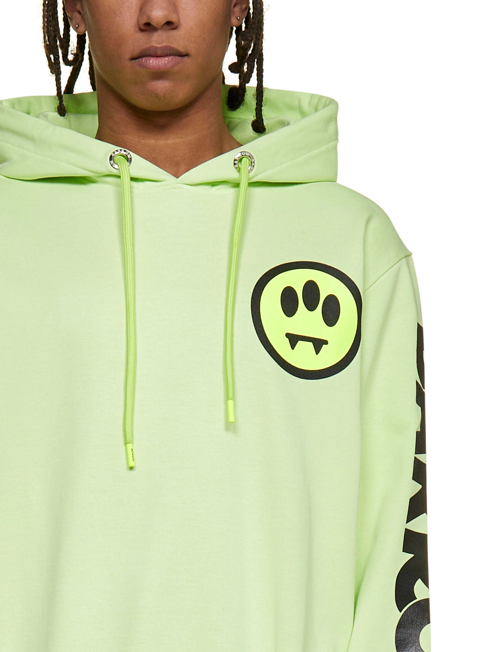 Barrow Logo Printed Drawstring Hoodie