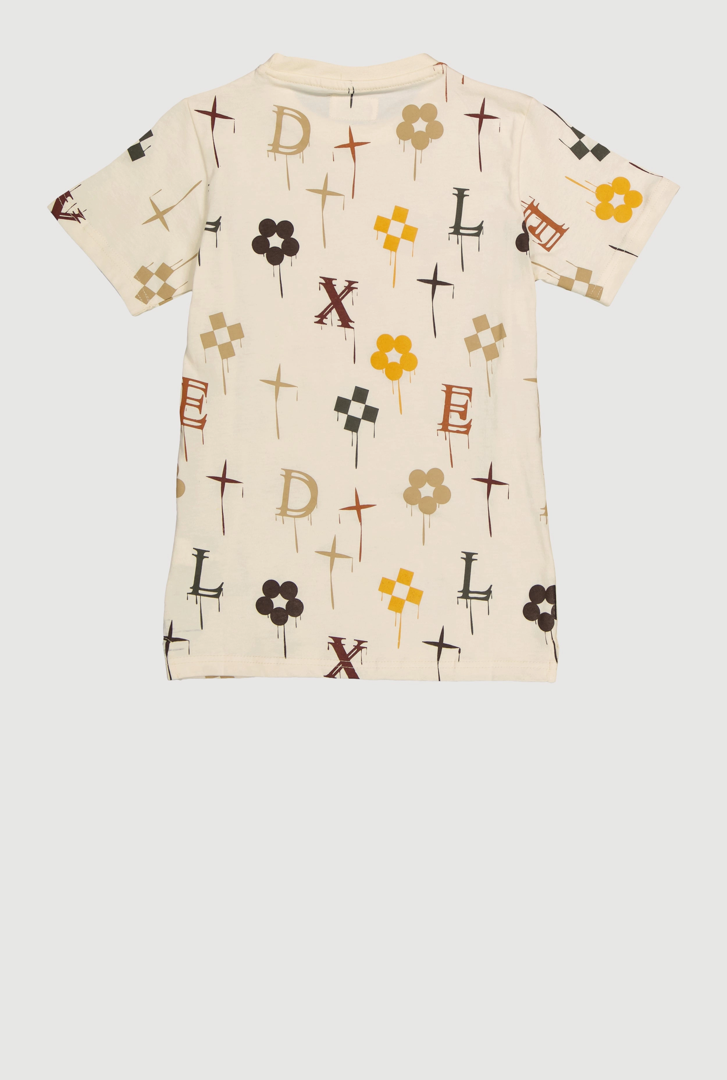 Boys Drip Printed Pattern T Shirt