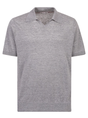 Brunello Cucinelli Knitted Short Sleeved Polo Shirt