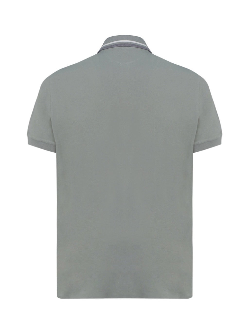 Brunello Cucinelli Striped Collar Polo Shirt