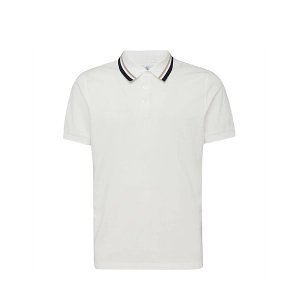 Brunello Cucinelli Striped Collar Polo Shirt