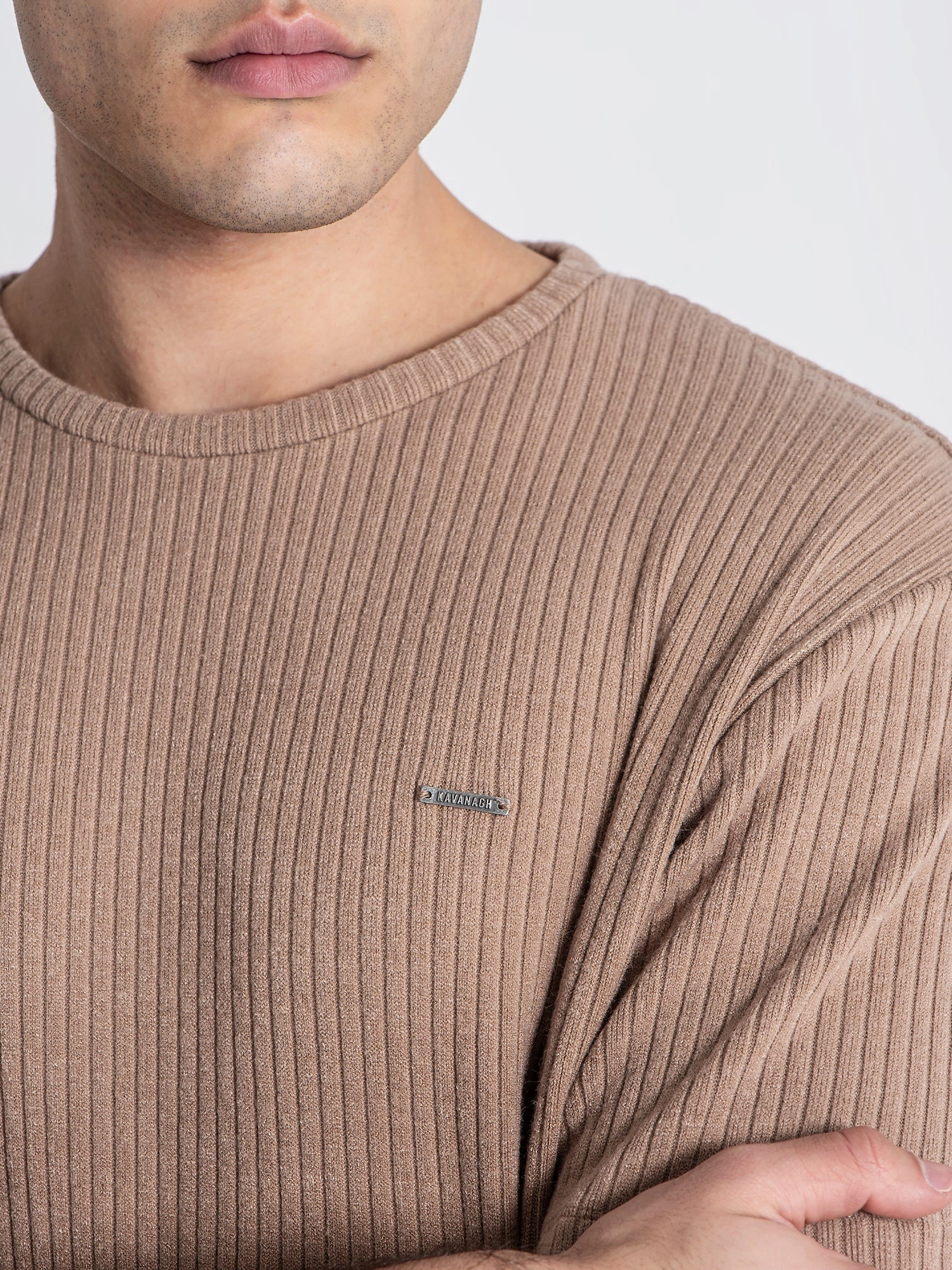 Camel Striped Tee