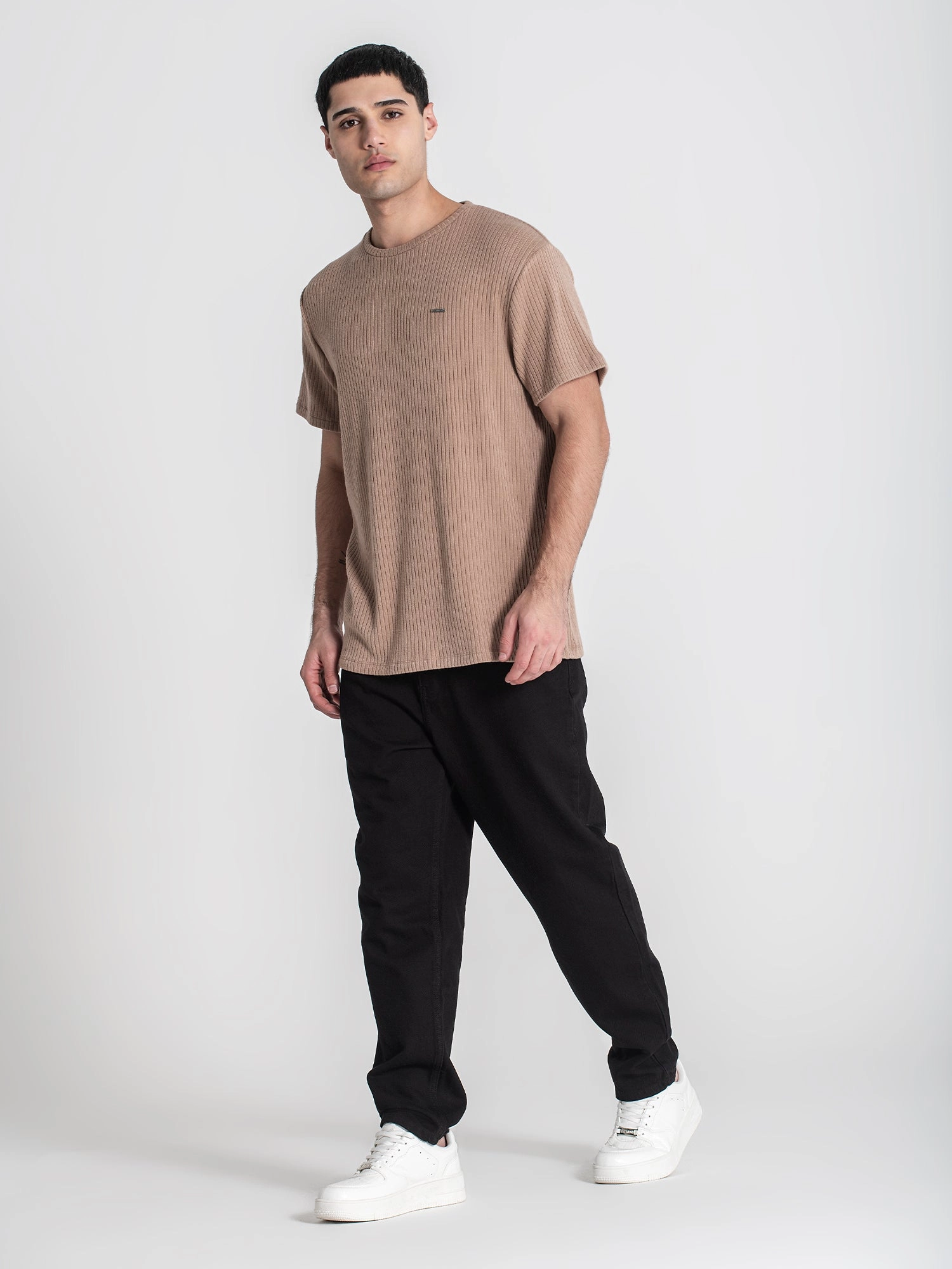 Camel Striped Tee