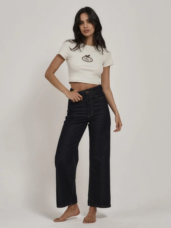 Chariot Oval Baby Tee - Heritage White