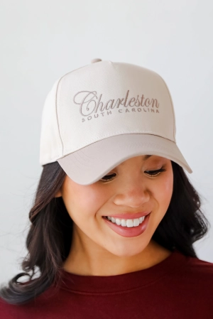 Charleston South Carolina Color Block Embroidered Hat