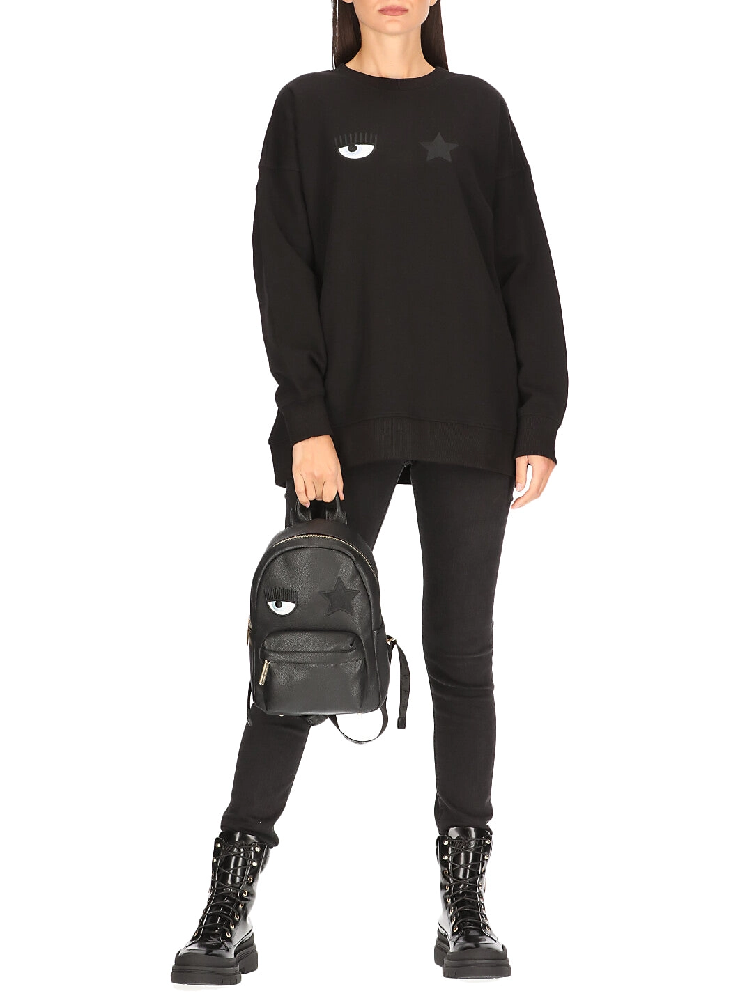Chiara Ferragni Eyestar Crewneck Sweatshirt