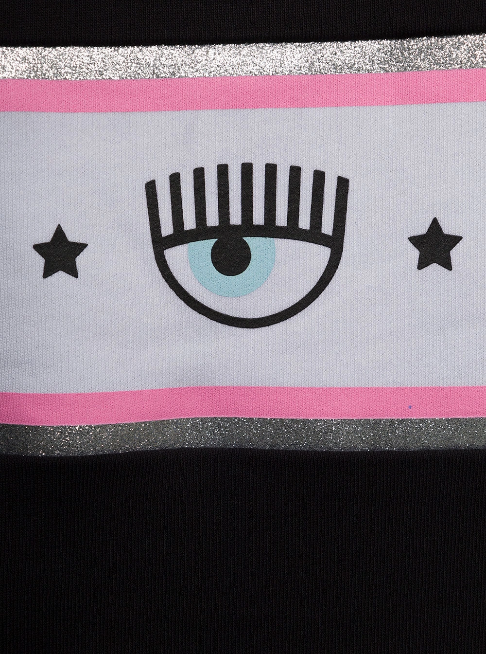 Chiara Ferragni Logo-Taped Long-Sleeved Hoodie
