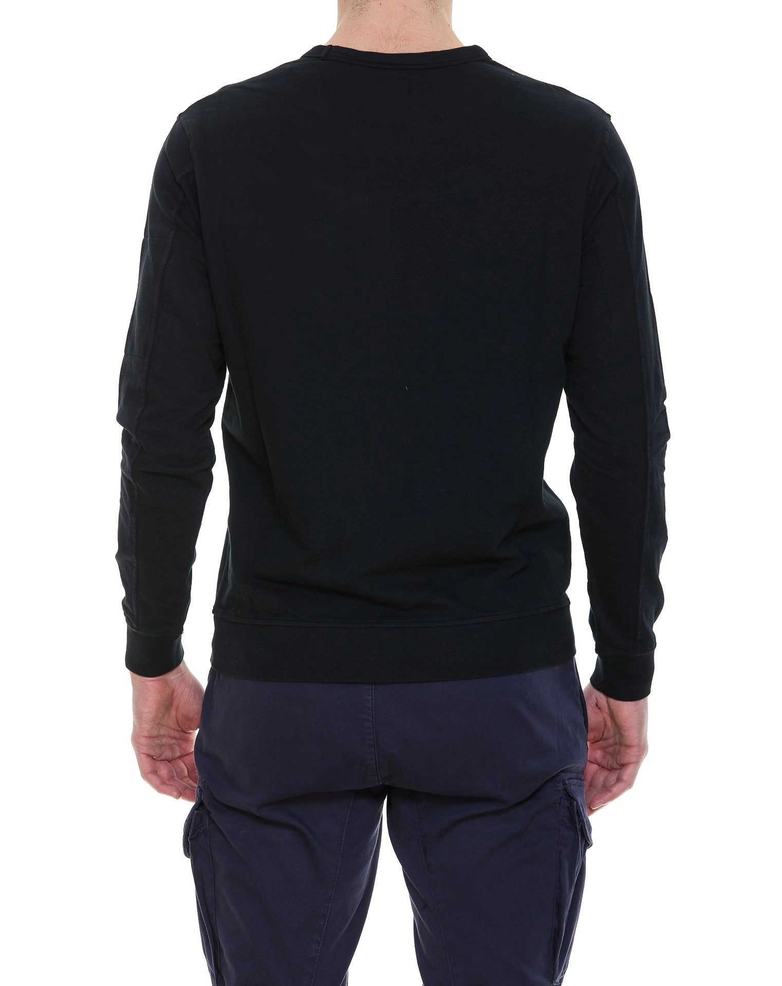 C.P. Company Logo Patch Crewneck Sweatshirt