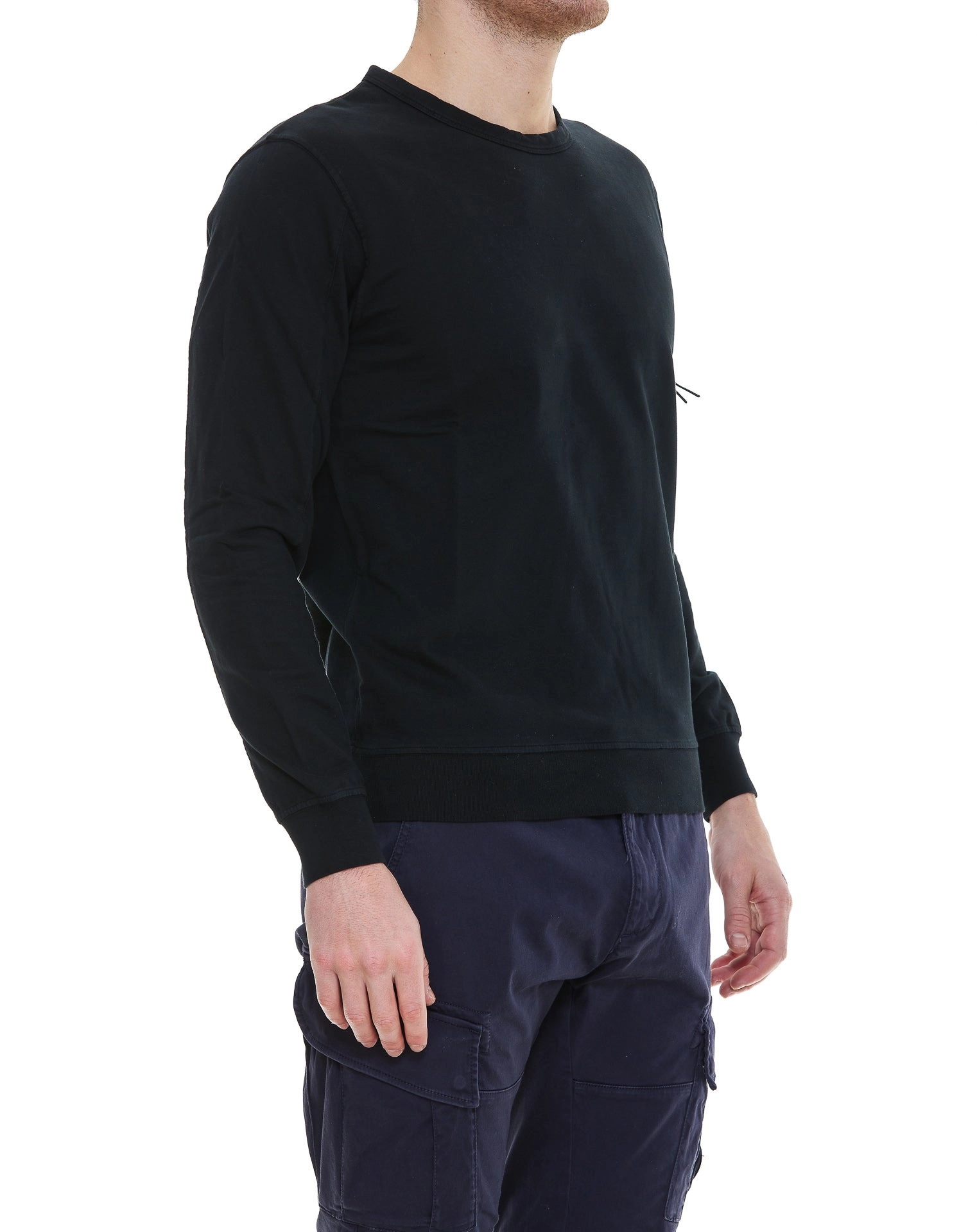C.P. Company Logo Patch Crewneck Sweatshirt