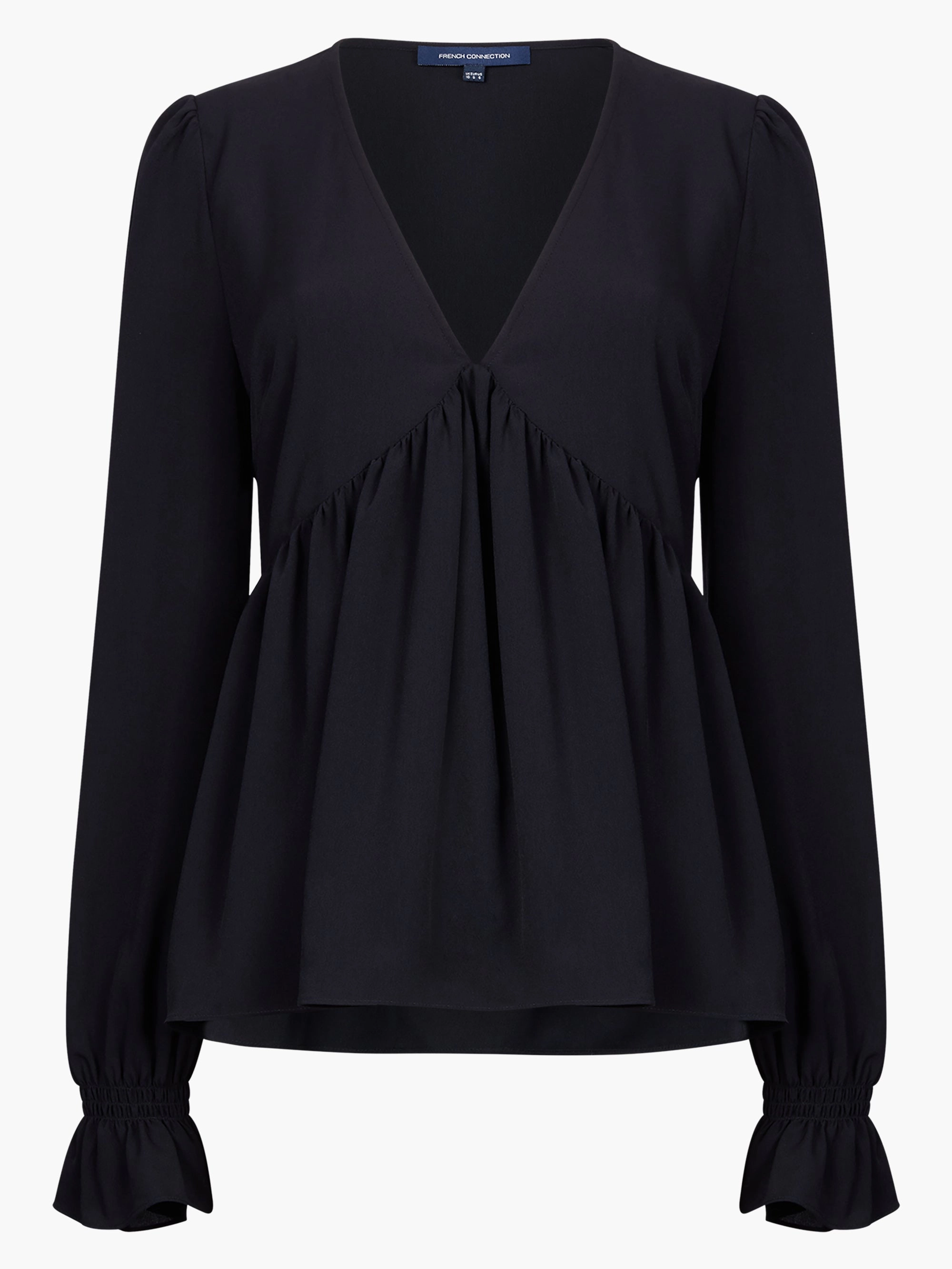 Crepe Light V Neck Top