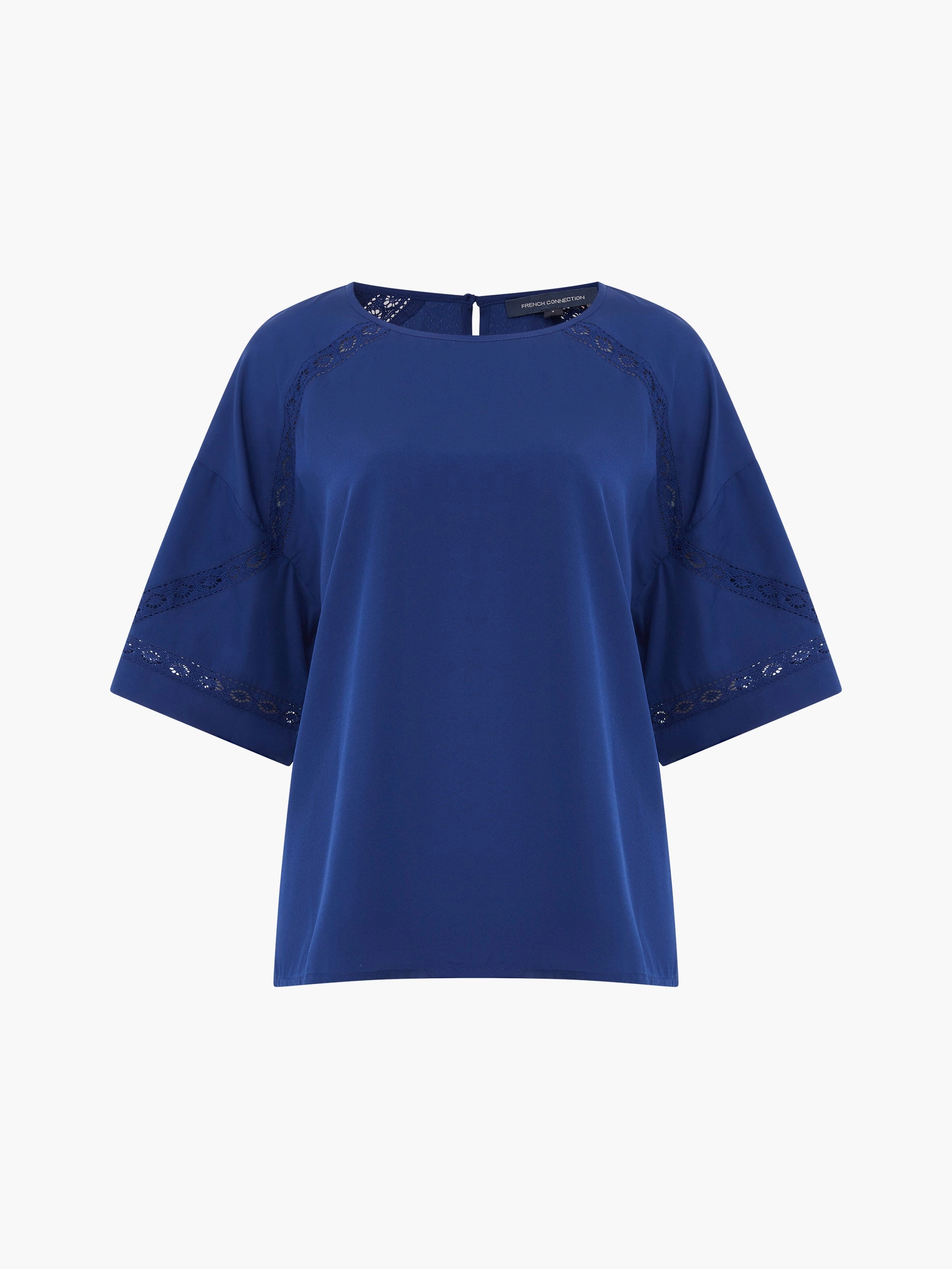 Crepe Recycled Light Embroidered Top