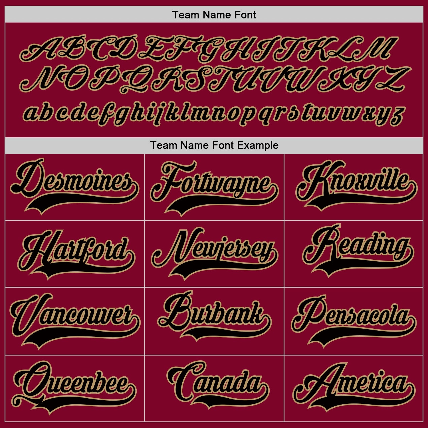 Custom Maroon Black-Old Gold Hockey Jersey