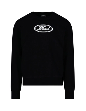 Diesel Logo Printed Crewneck Sweatshirt