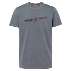 Diesel Logo Printed Crewneck T-Shirt