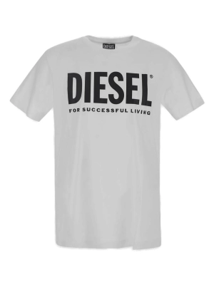 Diesel T-Diegos Logo Printed Crewneck T-Shirt