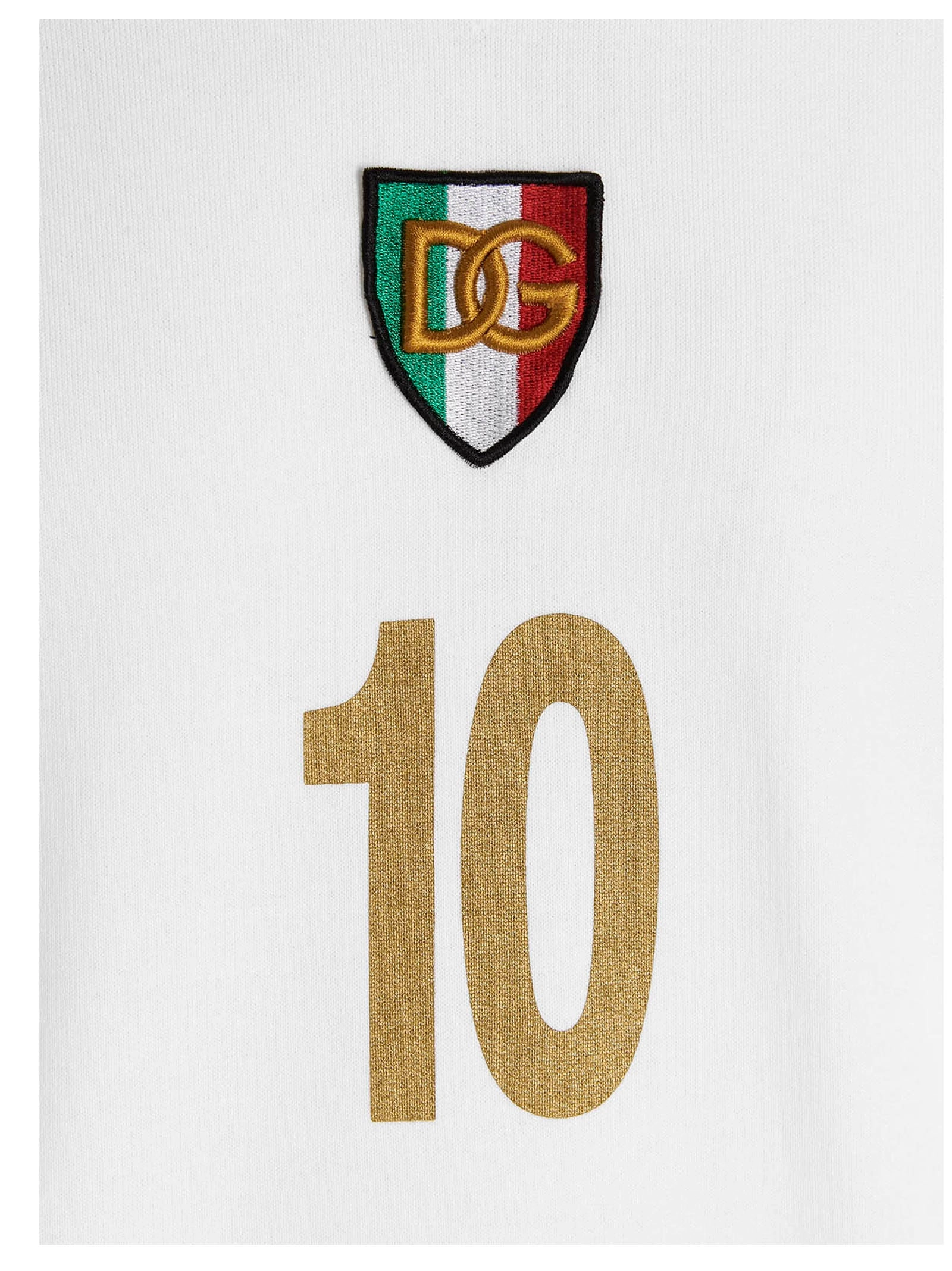 Dolce & Gabbana Logo Plaque Drawstring Hoodie