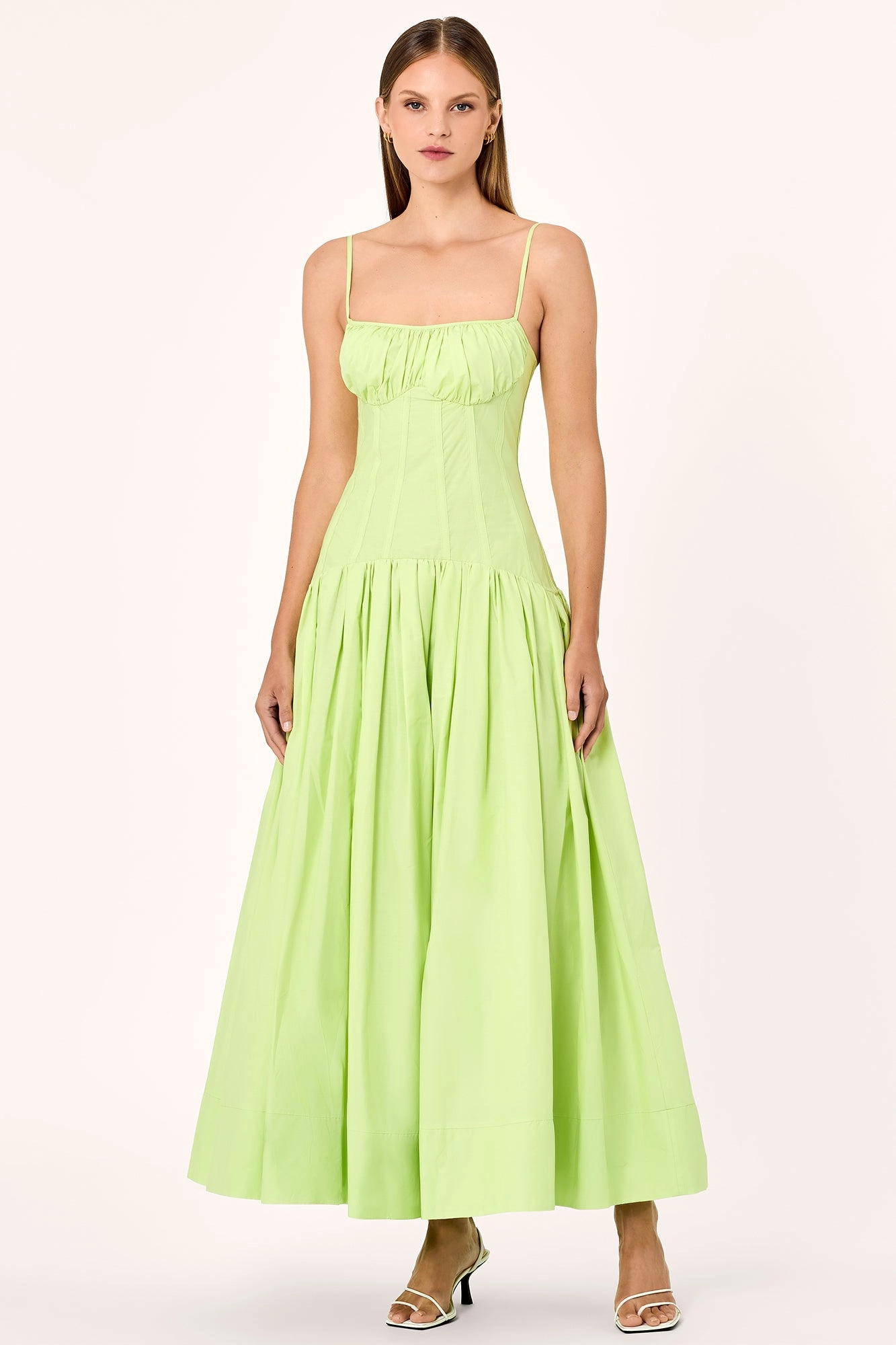 Dolma Midi Dress - Limelight