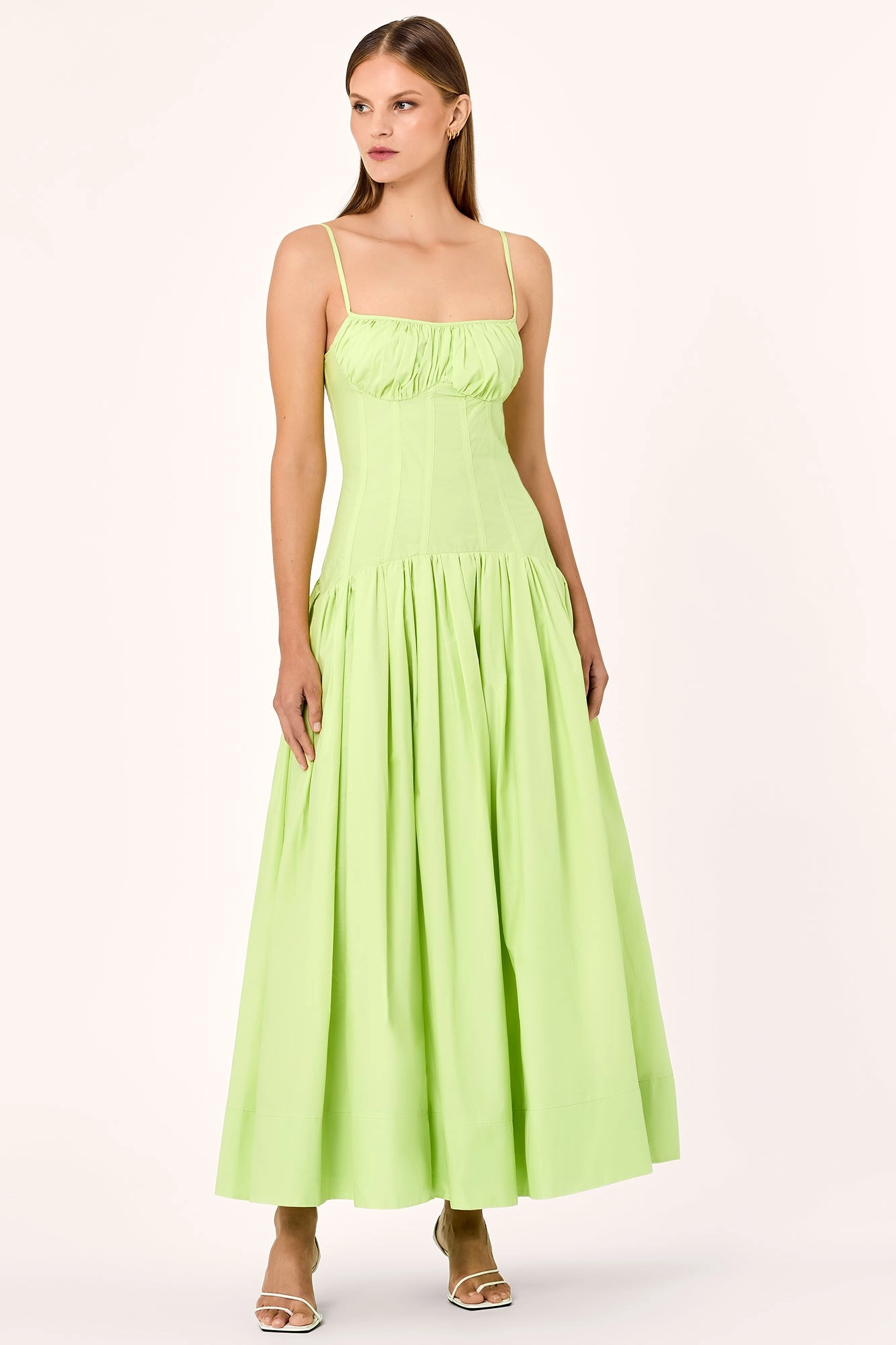 Dolma Midi Dress - Limelight