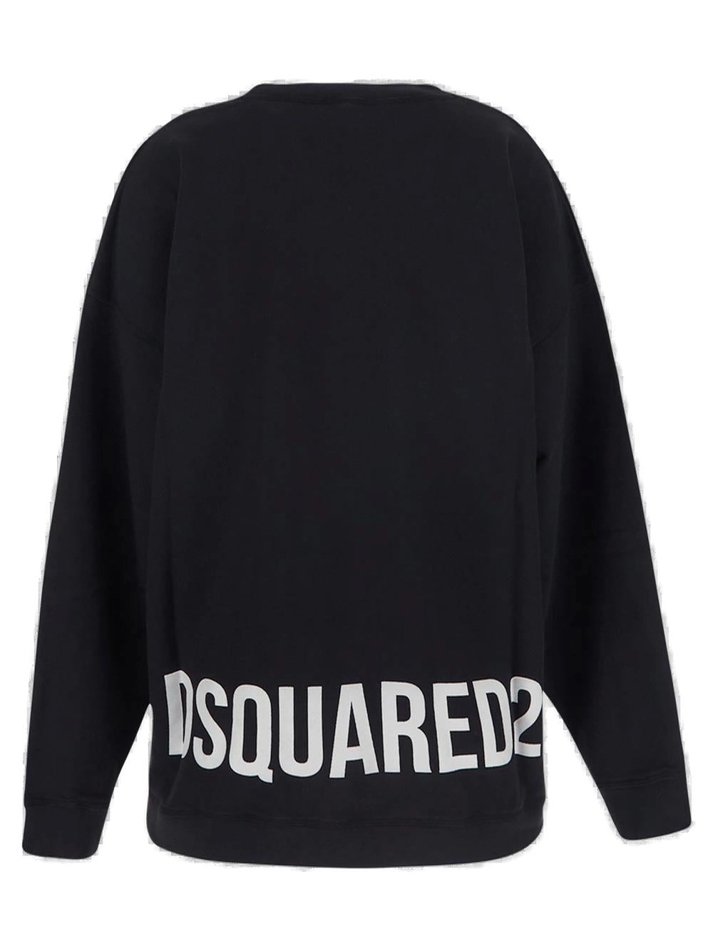Dsquared Dsquared2 Back Logo Print Oversized Sweater