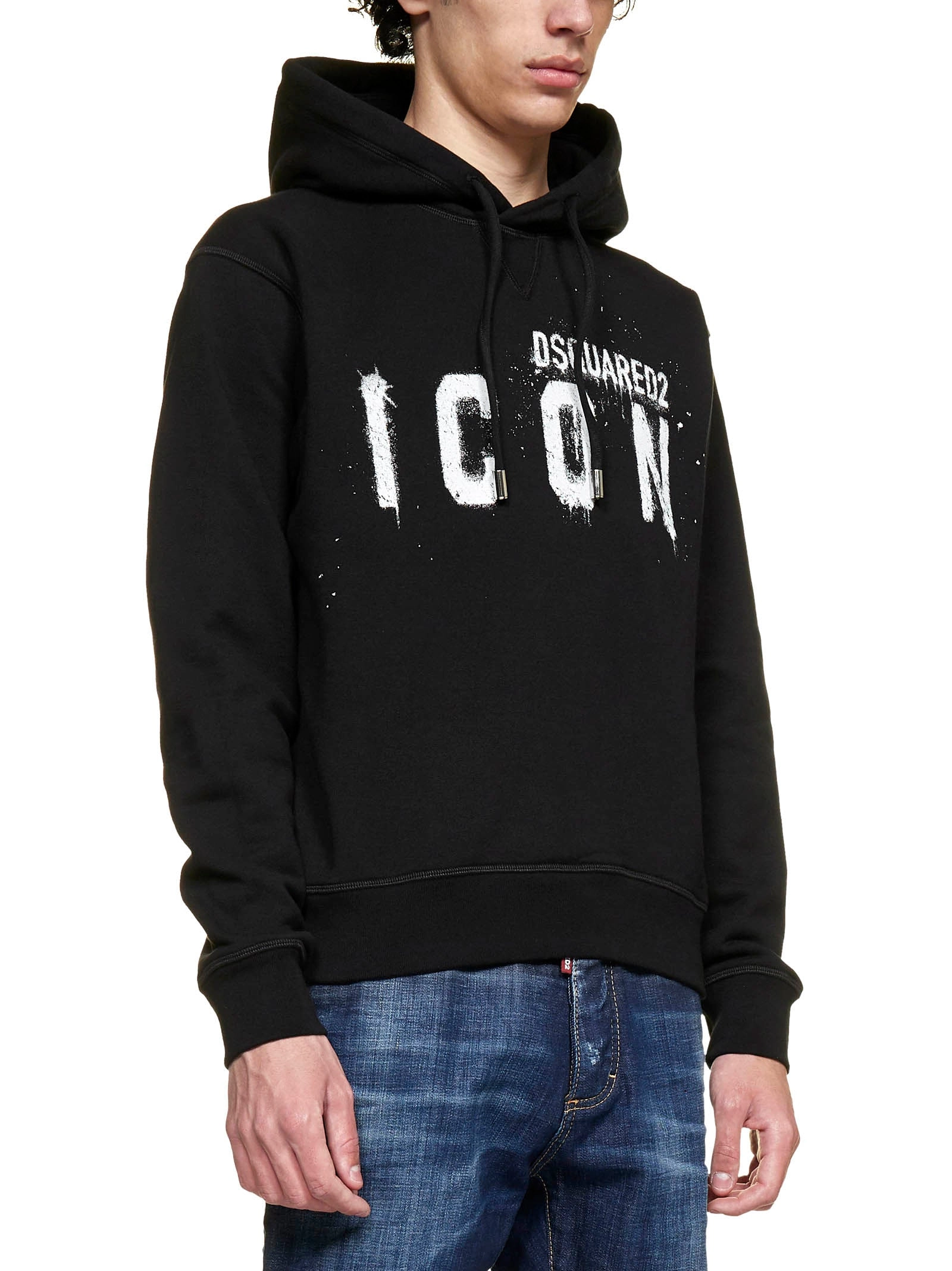 Dsquared2 Icon Logo Printed Hoodie