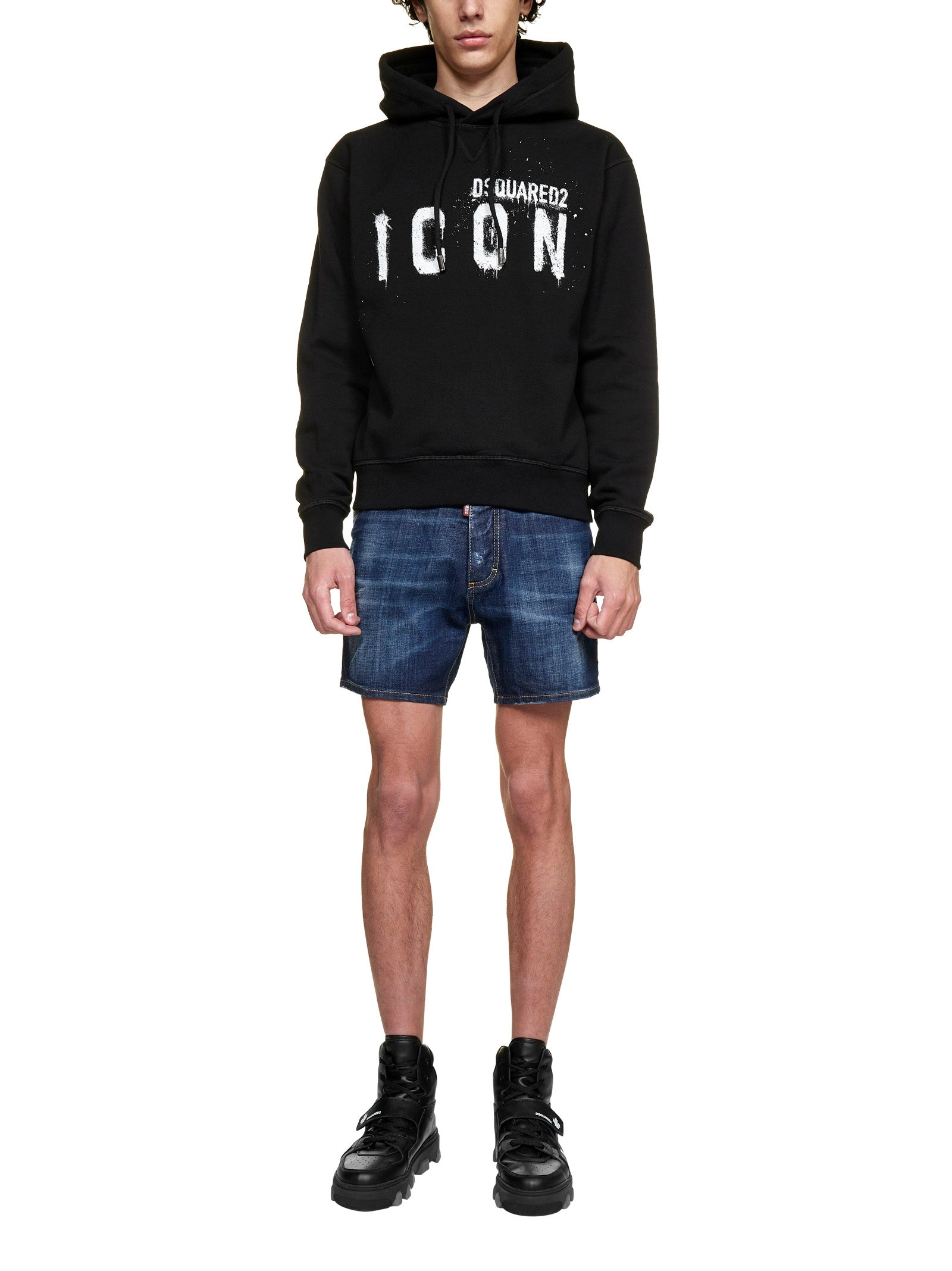 Dsquared2 Icon Logo Printed Hoodie