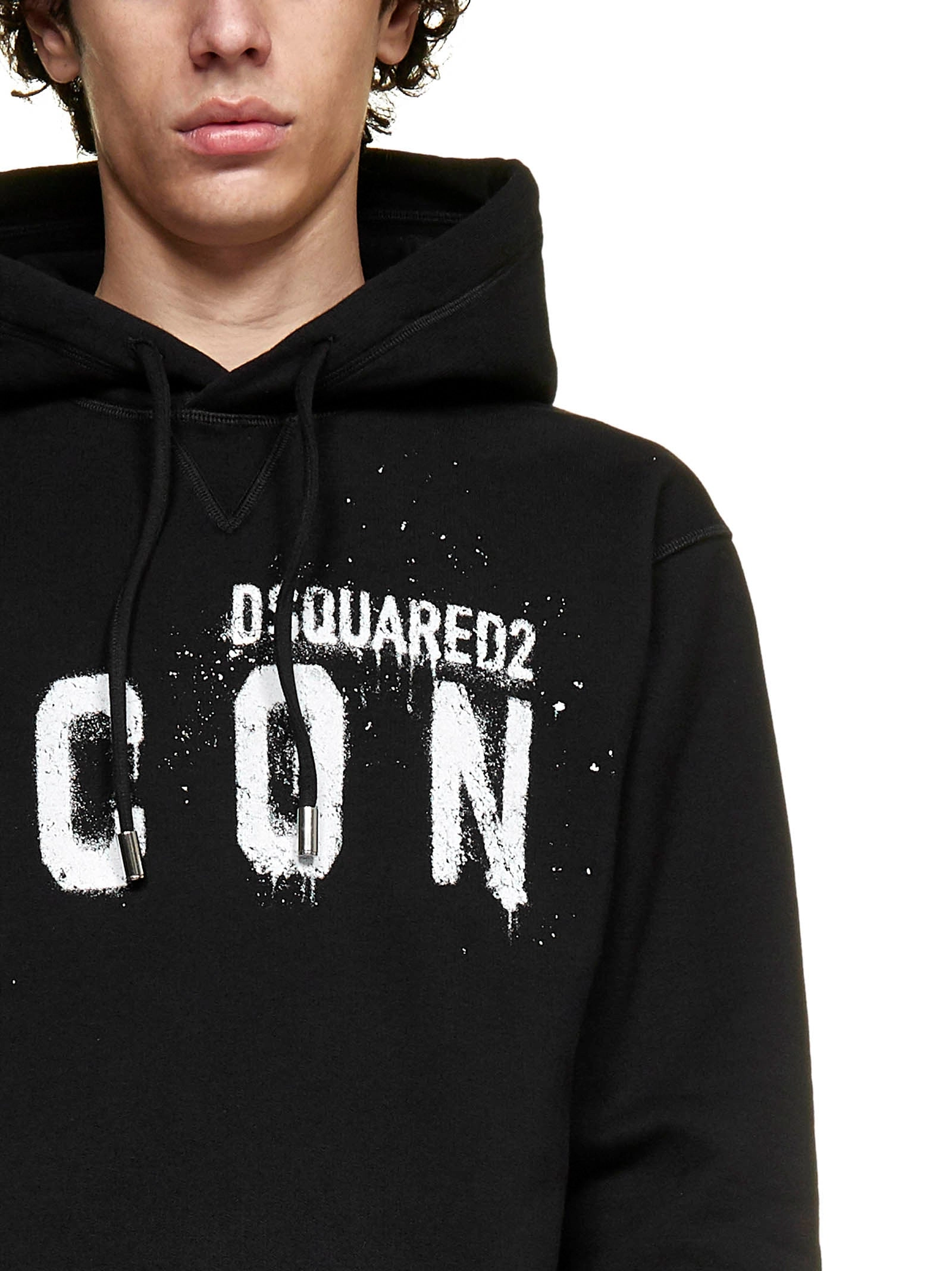 Dsquared2 Icon Logo Printed Hoodie