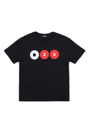 Dsquared2 Kids Logo Printed Crewneck T-Shirt