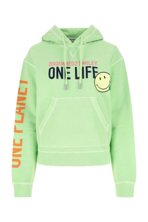 Dsquared2 Slogan Print Drawstring Hoodie