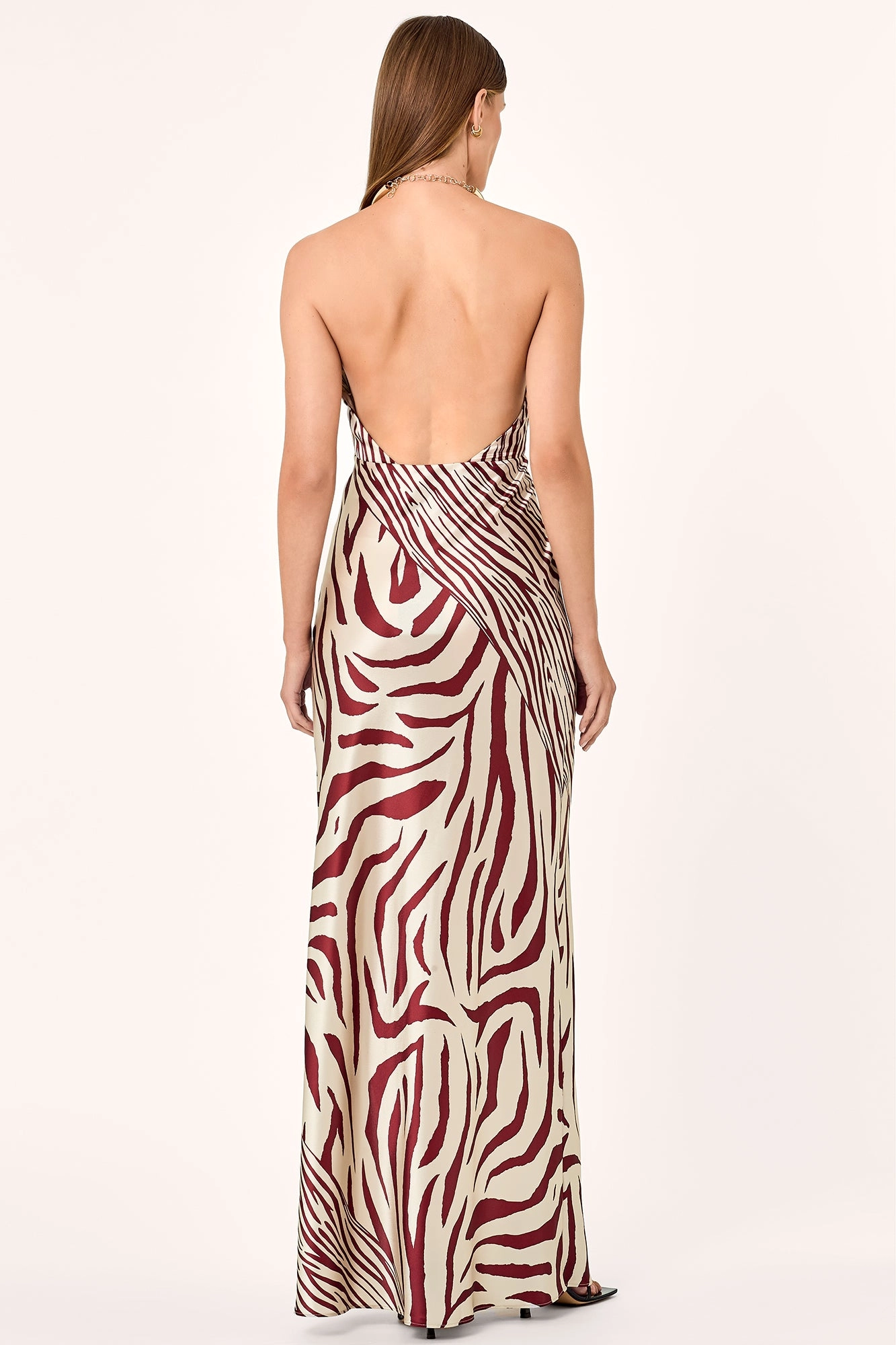 EDYTH GOWN - BRICK TOLEDO PRINT