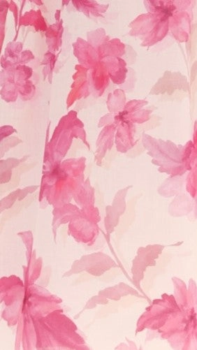 Erin Midi Dress - Pink Floral