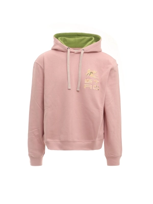 Etro Logo Detailed Drawstring Hoodie