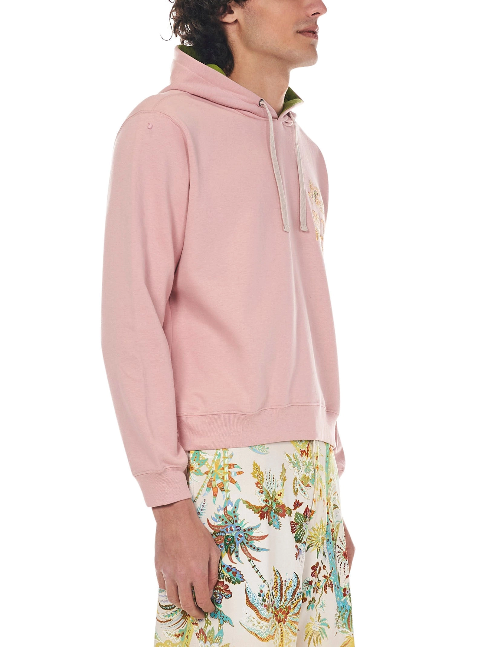 Etro Logo Detailed Drawstring Hoodie