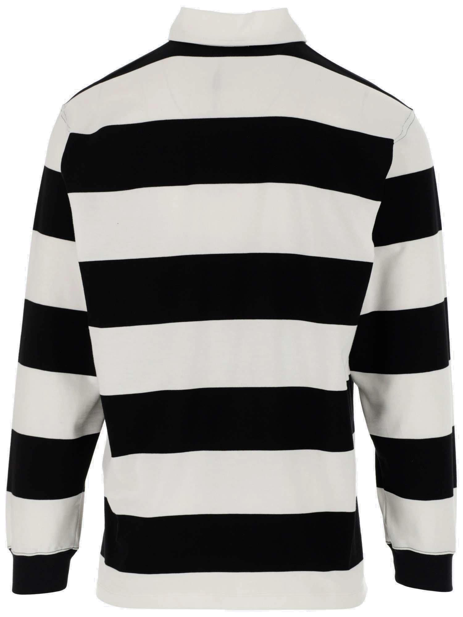 Etro Rugby-Striped Long-Sleeved Polo Shirt