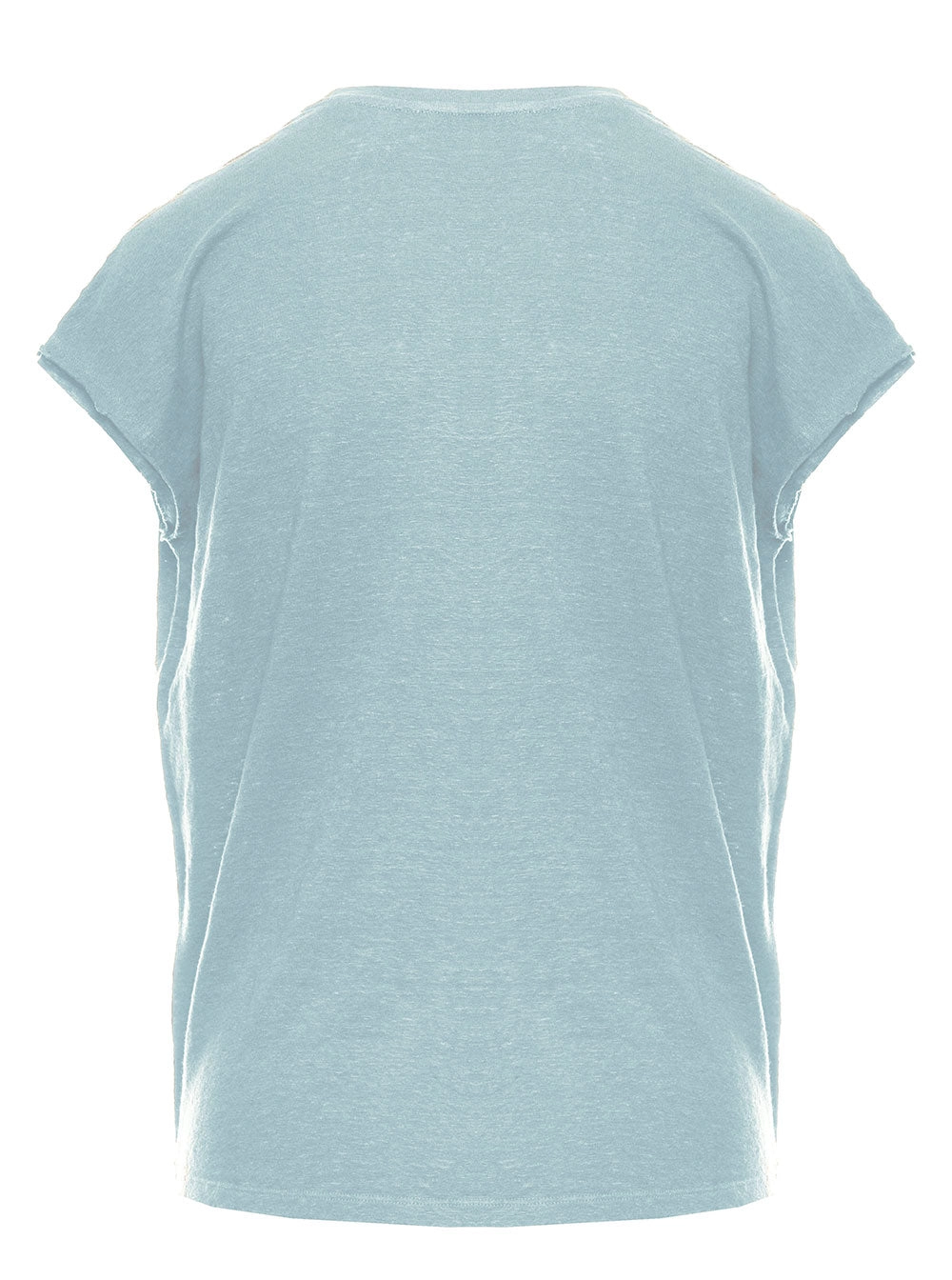 Frame Scoop-Neck Short Sleeved T-Shirt